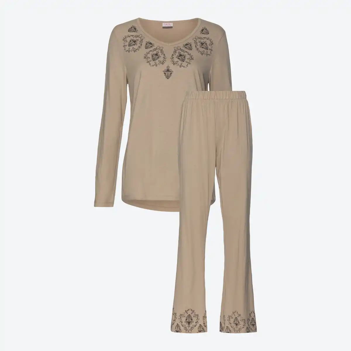 Bild 3 von Damen-Schlafanzug mit Stickerei, 2-teilig