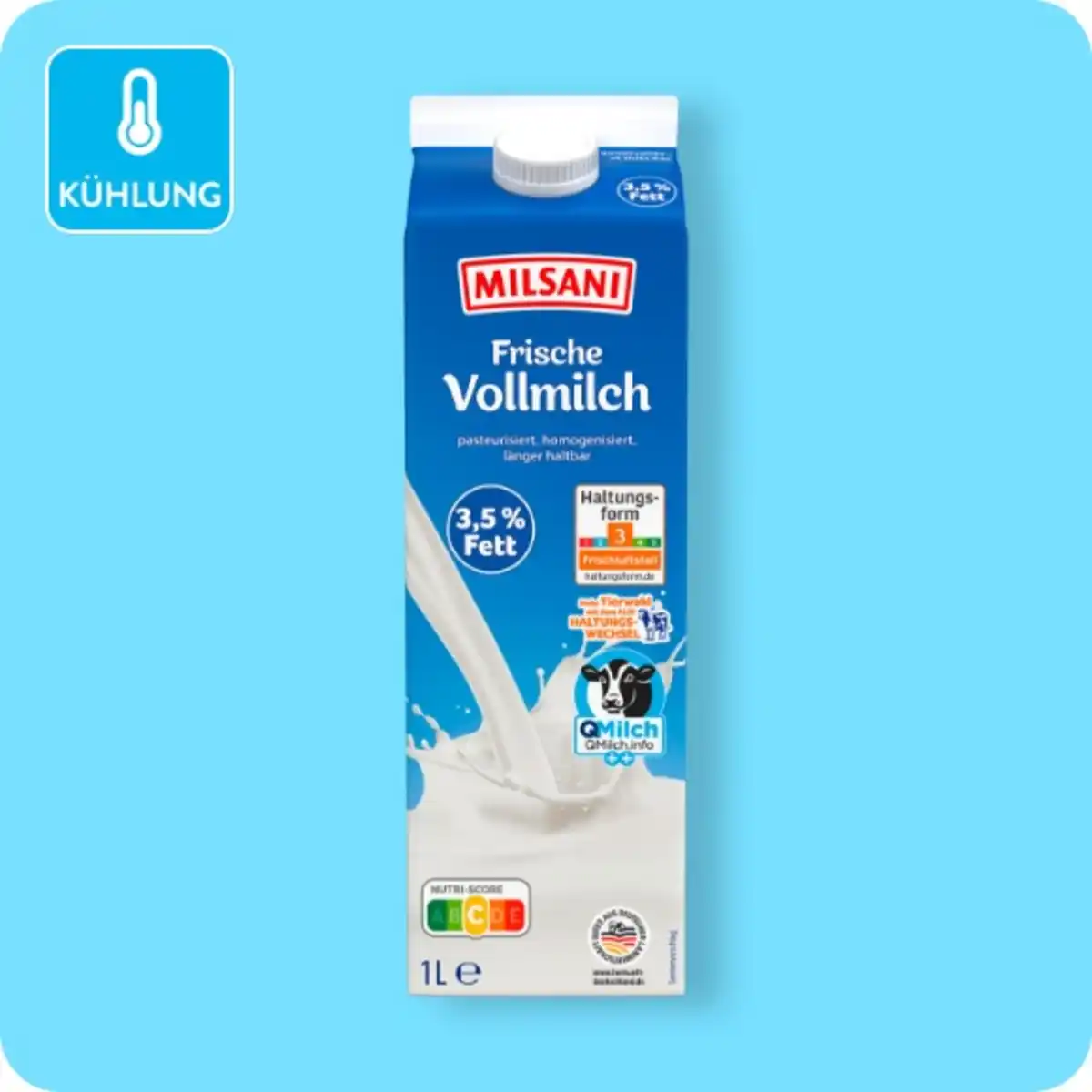 Bild 1 von MILSANI Frische Milch, 3,5%