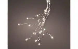 Micro LED LichtbĂĽndel, silber, 190 cm