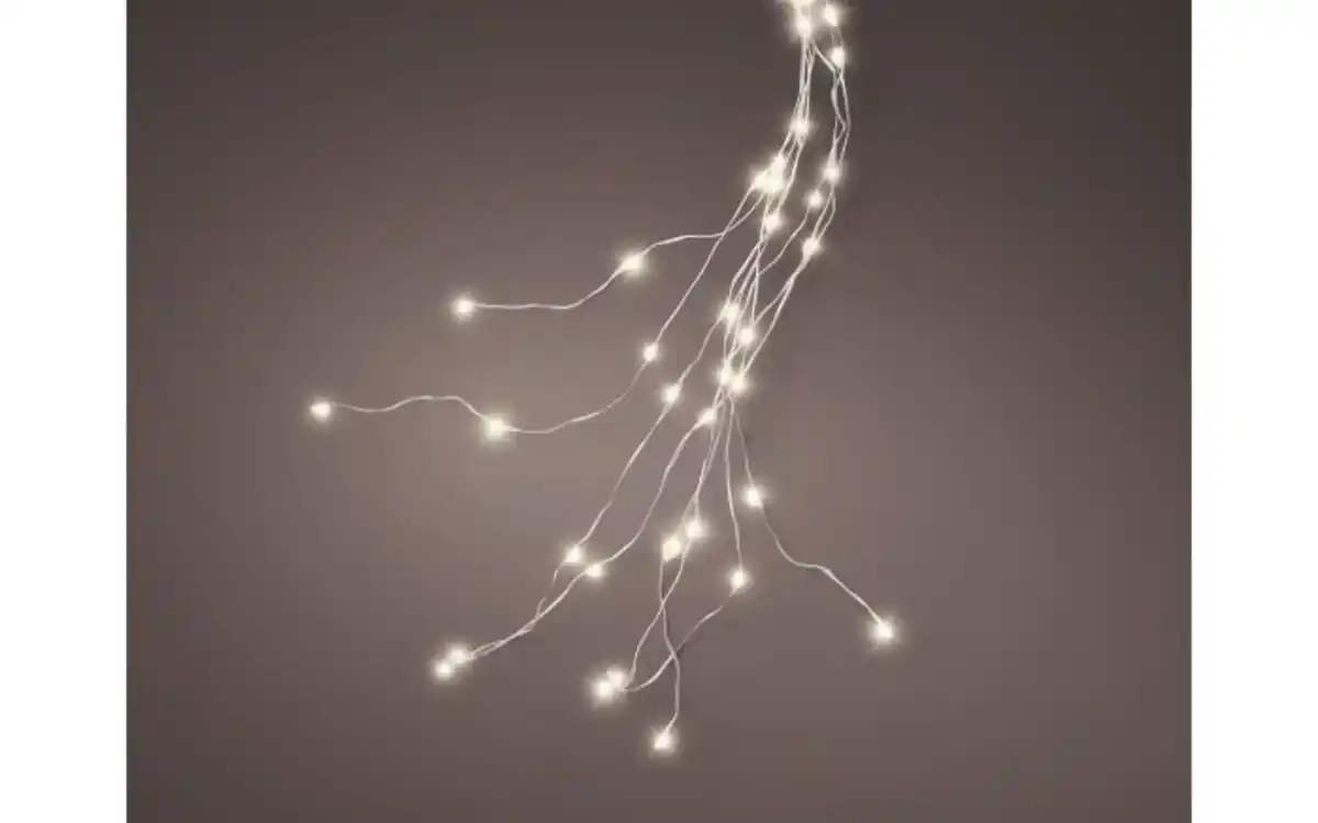 Bild 1 von Micro LED Lichtbündel, silber, 190 cm