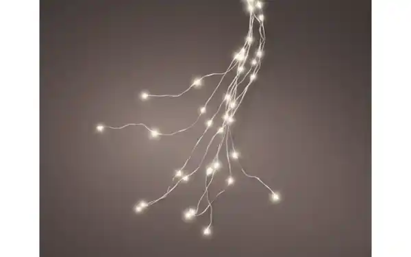 Bild 1 von Micro LED Lichtbündel, silber, 190 cm