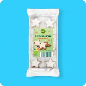 BIO Bio-Weihnachtsgebäck⁵, Zimtsterne