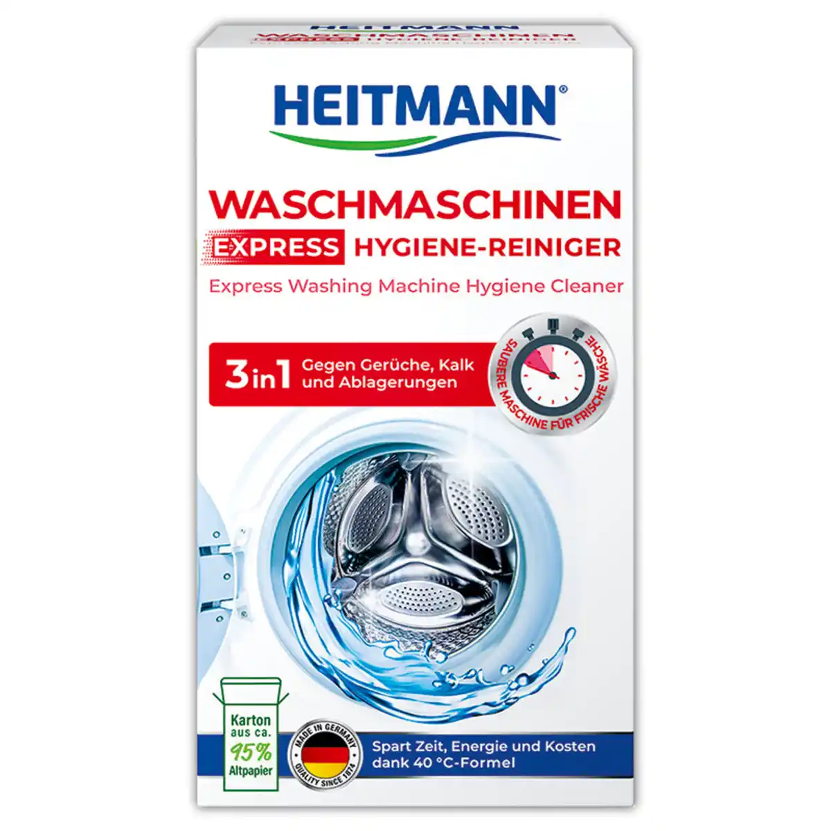 Bild 1 von Heitmann Waschmaschinen Express Hygiene-Reiniger 3in1