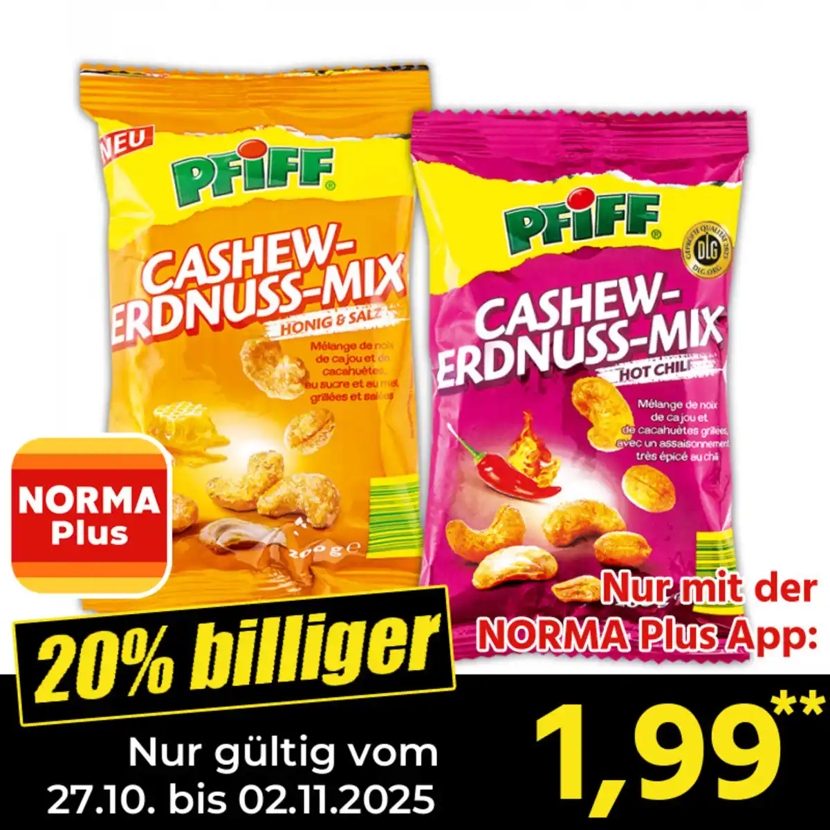 Bild 1 von Pfiff Cashew-Erdnuss-Mix