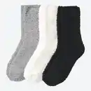 Bild 1 von Damen-Kuschelsocken in verschiedenen Farben, 3er-Pack