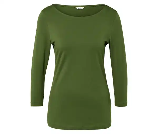Bild 1 von Shirt mit 3/4-Arm, Hellgrün