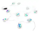 Bild 1 von LED-Lichterkette, Sterne irisierend