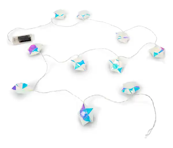 Bild 1 von LED-Lichterkette, Sterne irisierend