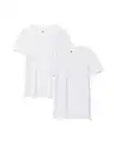 Bild 2 von Herren T-Shirts, Slim Fit, mit V-Ausschnitt – 2 Stück weiß
