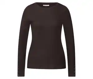 Street One Rippshirt, braun