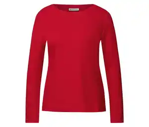 Street One Rippshirt, rot