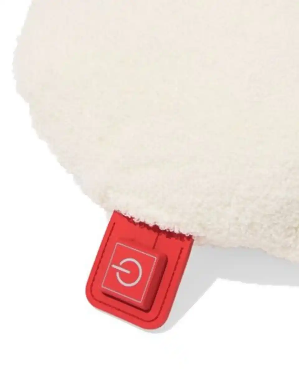 Bild 3 von Rundes Heizkissen, 40 cm, Teddystoff