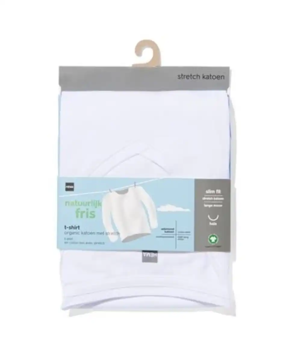 Bild 3 von Herren-T-Shirt, Slim Fit weiß