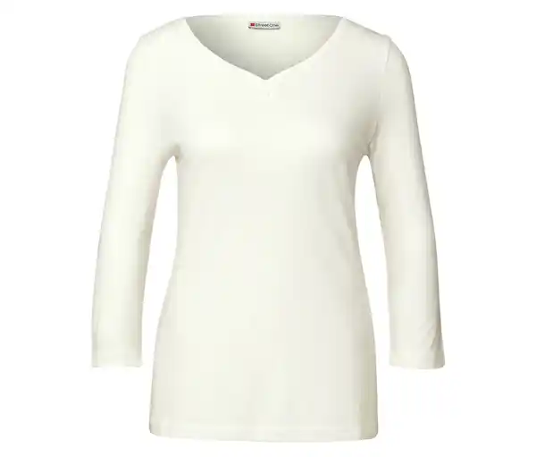 Bild 1 von Street One 3/4-Shirt mit Knopfdetail, weiß