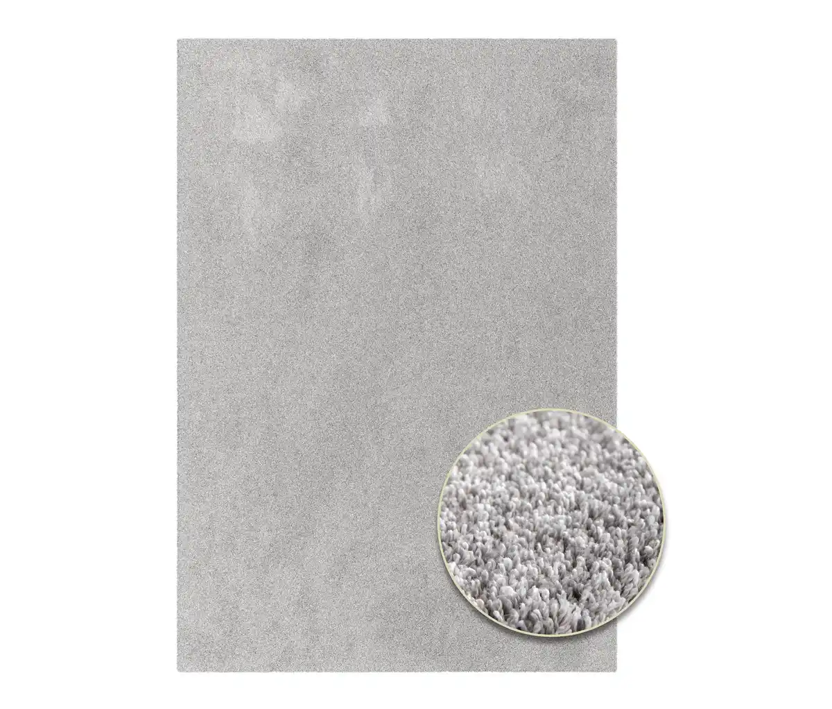 Bild 1 von Teppich »Mellow«, hellgrau, 160 x 230 cm