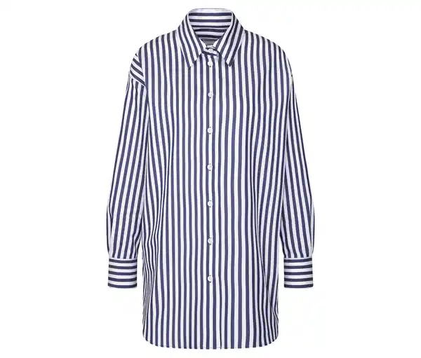 Bild 1 von Seidensticker Oversize Longbluse, gestreift