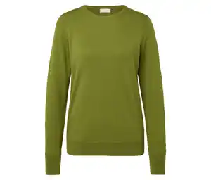 Merino-Feinstrickpullover, hellgrün
