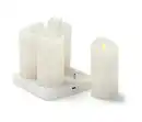 Bild 1 von 4 LED-Akku-Echtwachskerzen