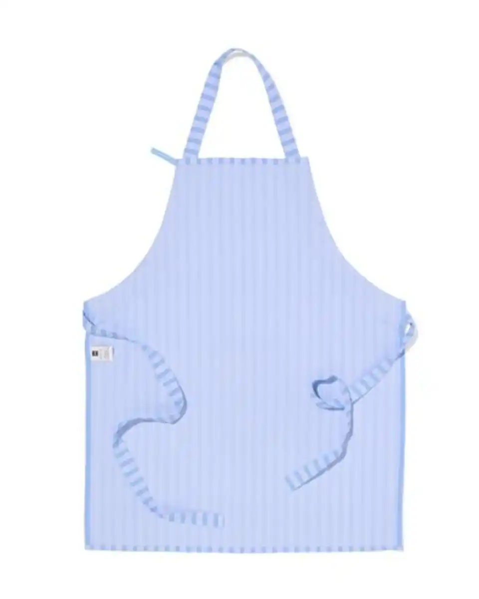 Bild 3 von Schürze Baumwolle grau-blau