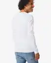 Bild 4 von Herren-T-Shirts, Langarmmodell, Slim Fit, O-Ausschnitt – 2 Stück weiß