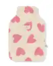 Bild 1 von Wärmflasche, 33 cm, Herzen, creme