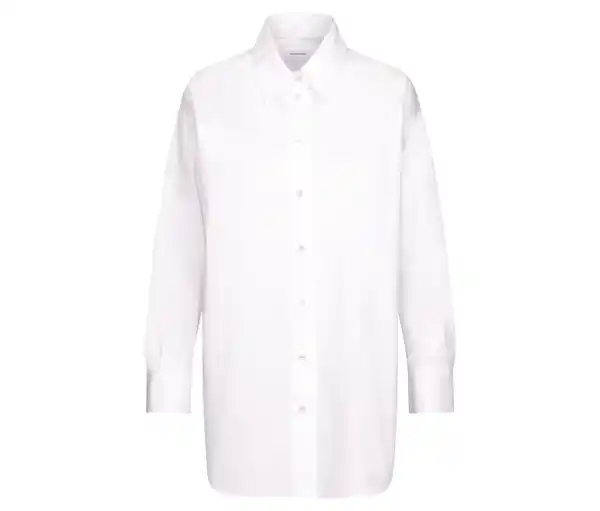 Bild 1 von Seidensticker Oversize Longbluse, weiß