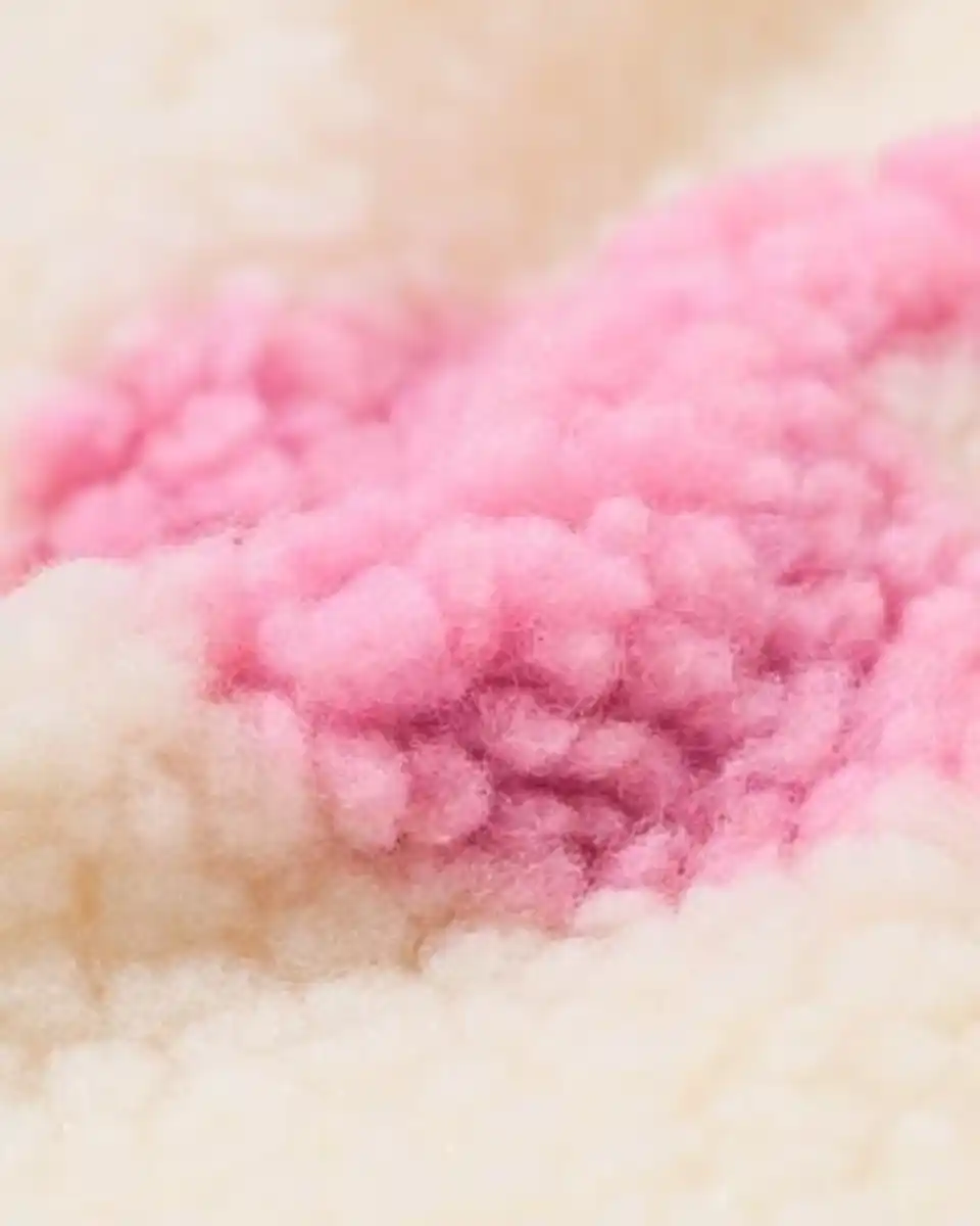 Bild 4 von Damen-Sofa-Poncho, Einheitsgröße, Fleece, mit Kapuze und Taschen, Herzen