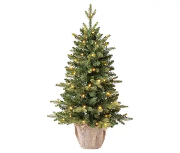 Bild 1 von LED-Weihnachtsbaum mit Übertopf »Aspen«, 90 cm