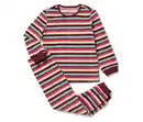 Bild 1 von Kinder-Nicki-Pyjama, rot gestreift