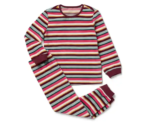 Bild 1 von Kinder-Nicki-Pyjama, rot gestreift