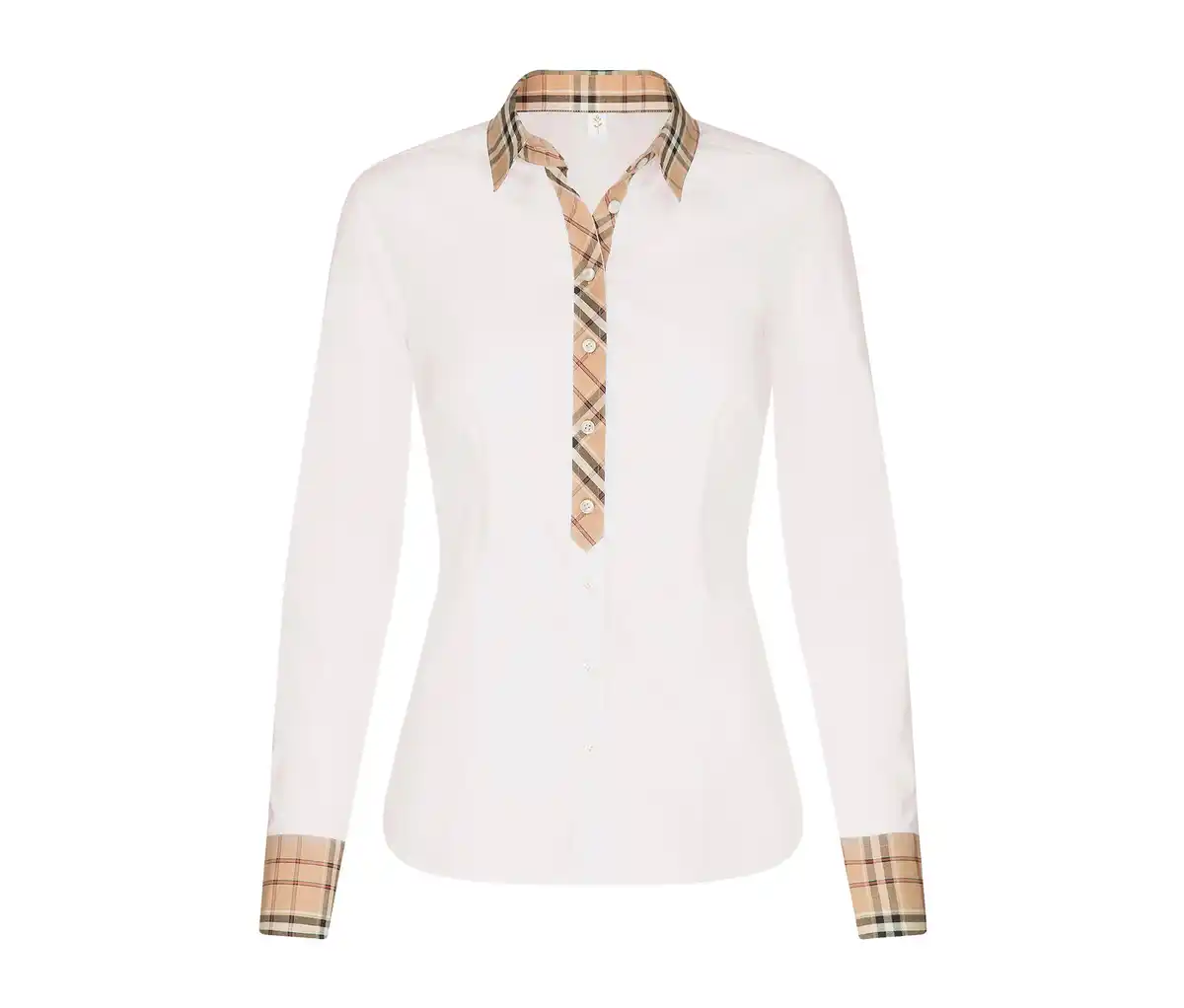 Bild 1 von Seidensticker Popeline-Bluse mit Karodetail