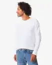Bild 1 von Herren-T-Shirts, Langarmmodell, Slim Fit, O-Ausschnitt – 2 Stück weiß