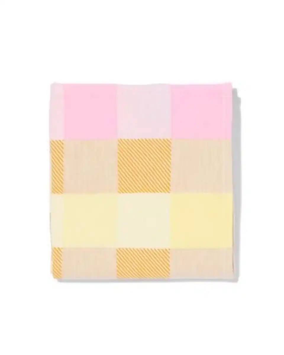 Bild 1 von Geschirrtuch 65 x 65 cm Baumwolle Cremeschnitte, Rosa