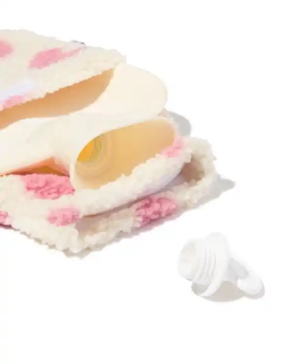 Bild 2 von Wärmflasche, 33 cm, Herzen, creme