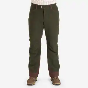 SOLOGNAC Jagdhose 900 Wolle warm geräuscharm grün