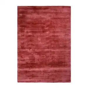 Novel Teppich Luxury 110 Rot / Violett, Rot, Violett, Textil, Uni, rechteckig, 160x230 cm, pflegeleicht, Teppiche & Böden, Teppiche, Moderne Teppiche