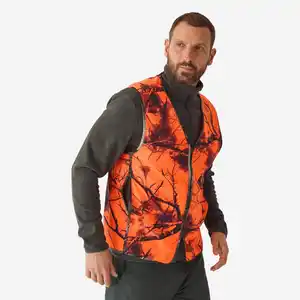 SOLOGNAC Jagdweste kompakt geräuscharm Treemetic orange