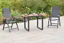 Bild 1 von GARTENSET PAXOS, Graphitfarben, Akaziefarben