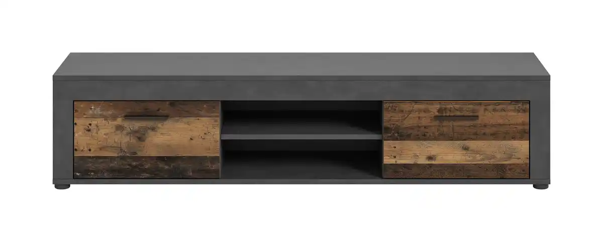 Bild 1 von Lowboard Jam Anthr./Natur ca. 160x37x40 cm, Anthrazit, Naturfarben