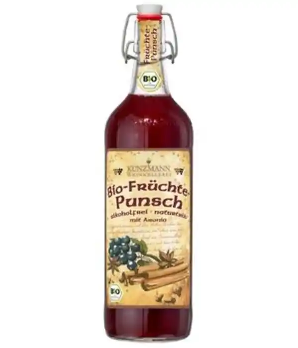 Bild 1 von Kunzmann Bio Früchtepunsch, 1 L