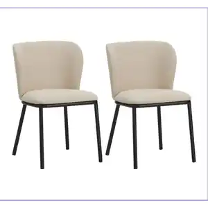 Mid.you Stuhl-Set, Beige, Textil, 52x80x44 cm, Stühle