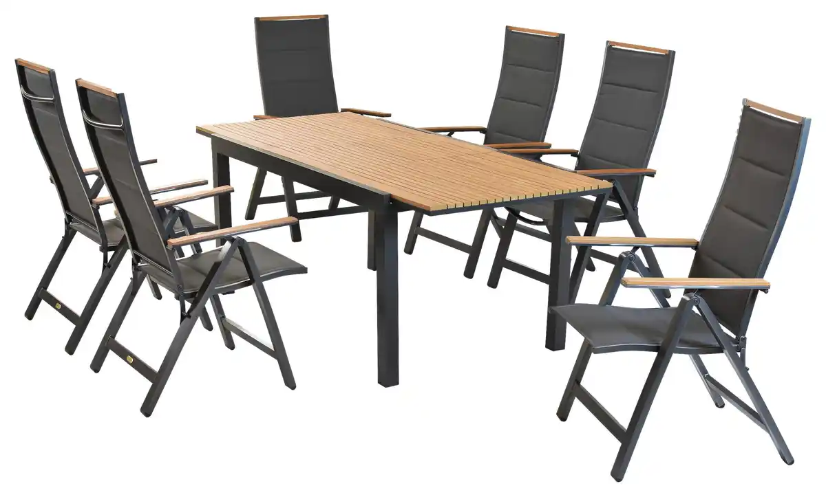 Bild 1 von GARTENSET VERONA, Graphitfarben, Grau, Naturfarben