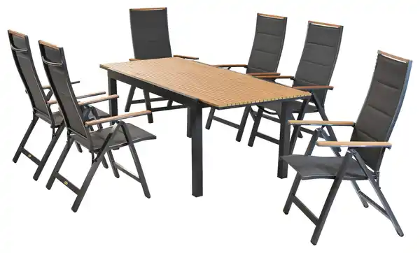 Bild 1 von GARTENSET VERONA, Graphitfarben, Grau, Naturfarben