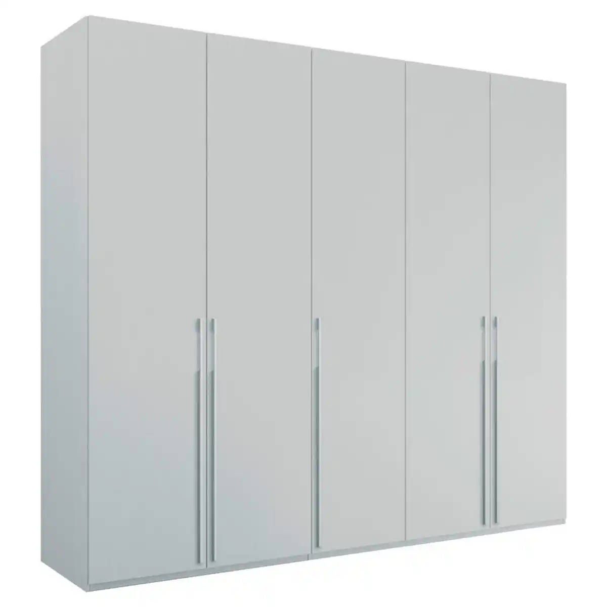 Bild 1 von Novel Drehtürenschrank, Grau, Metall, 14 Fächer, 251x235x60 cm, Blauer Engel, Goldenes M, Made in Germany, Typenauswahl, in verschiedenen Größen erhältlich, Schlafzimmer, Kleiderschränke, Dreht