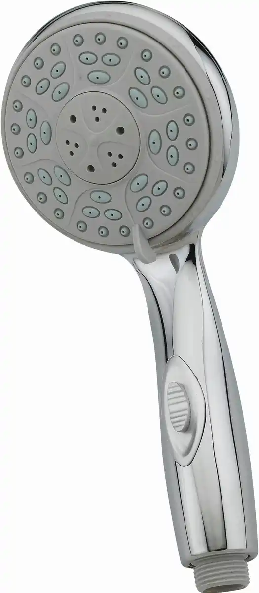 Bild 1 von Handbrause mit Wasserstopfunktion, Chromfarben