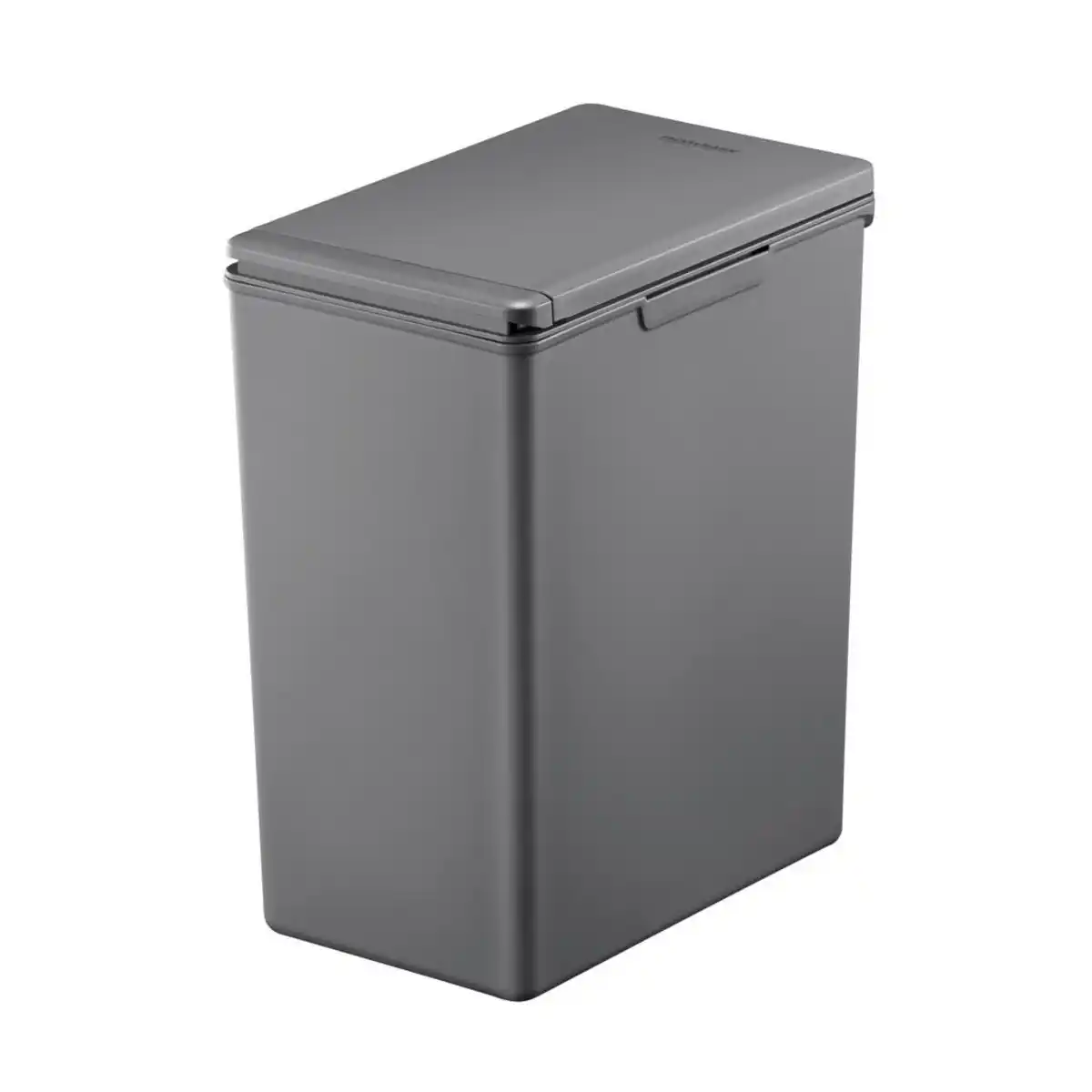 Bild 1 von Fackelmann Abfalleimer Oslo, Dunkelgrau, Kunststoff, 20 L, 22x41.5x34 cm, Küchen, Küchenausstattung, Mülleimer