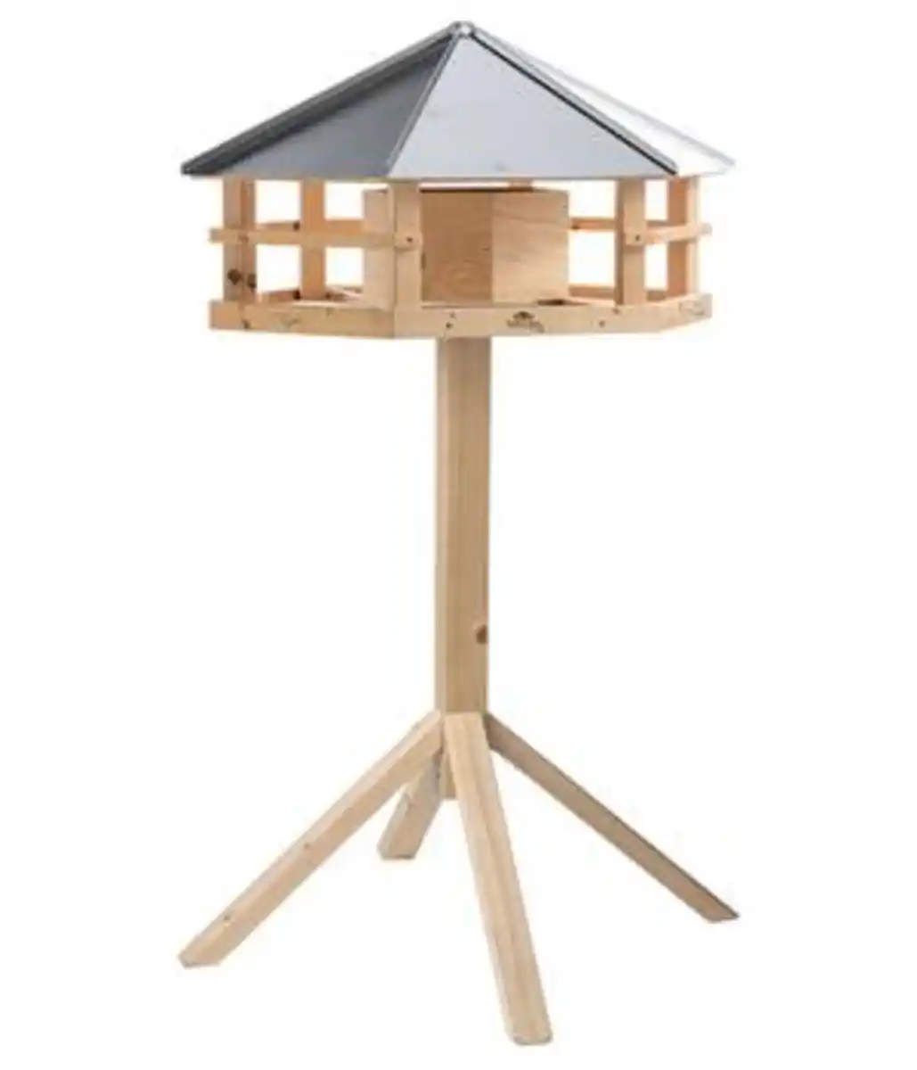Bild 1 von Dehner Natura Premium Futterhaus Sierra Madre, inkl. Ständer Alpstein, ca. B85/H149,5/T84,3 cm