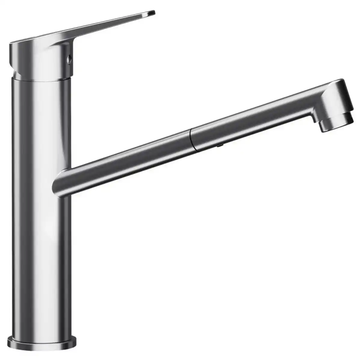 Bild 1 von Schock Küchenarmatur Metis, Edelstahl, Metall, 5x25.3x21 cm, flexible Anschlussschläuche, herausziehbarer Auslauf, schwenkbarer Auslauf, Armaturen