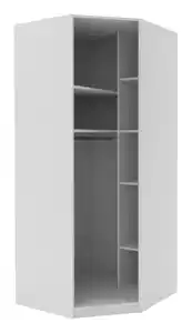 Eckschrank 'UNIT' in Weiß, Weiß