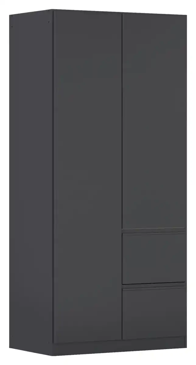 Bild 1 von Drehtürenschrank COSTA ca.91x197x54cm Schwarz, Grau